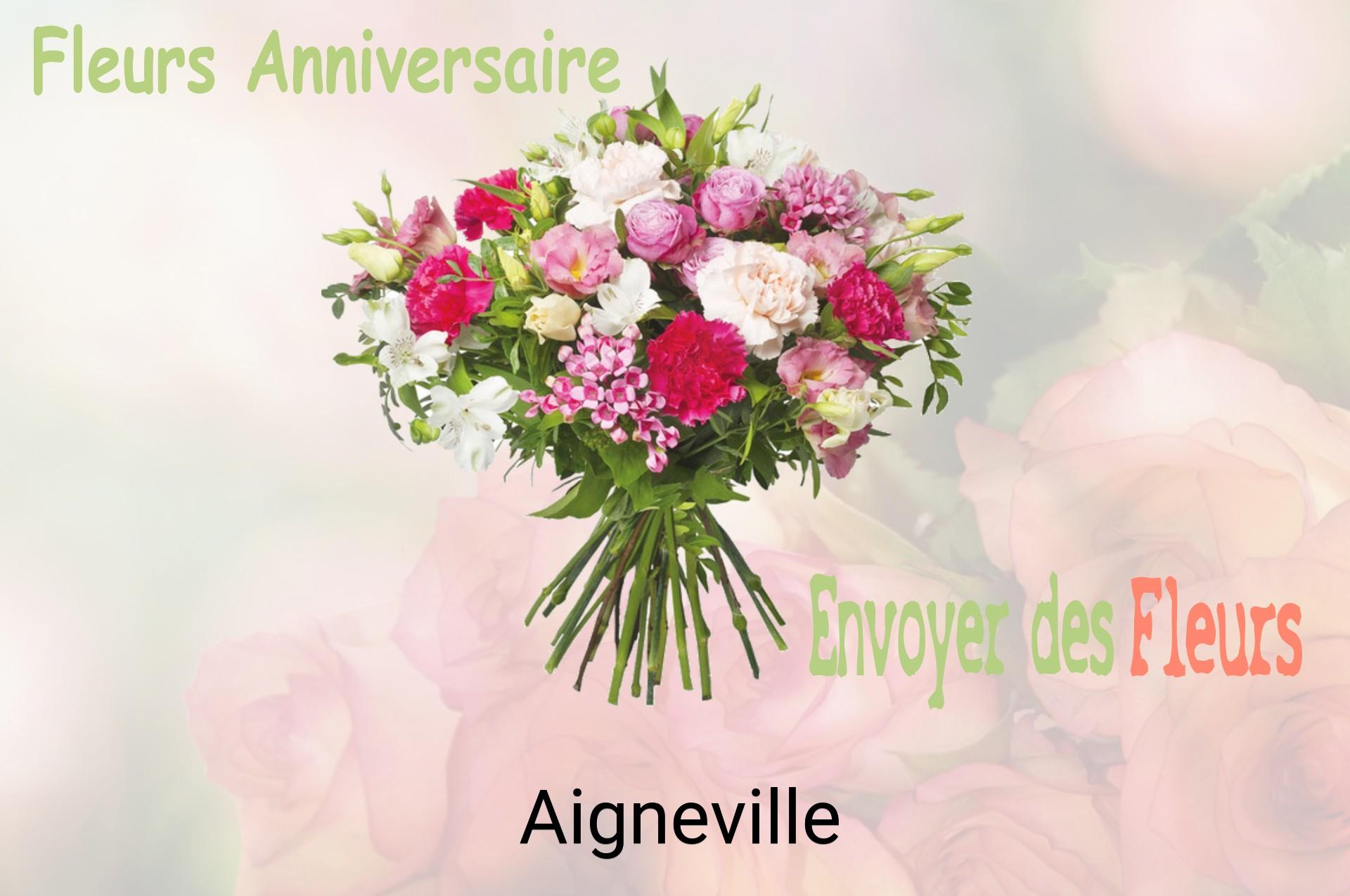 Bouquet de fleurs d’anniversaire livré à Aigneville